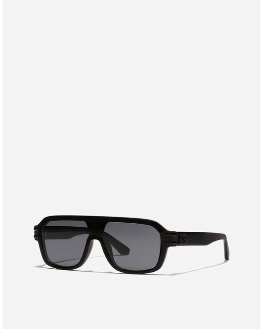 Dolce & Gabbana Black Dg Griffe Sunglasses for men