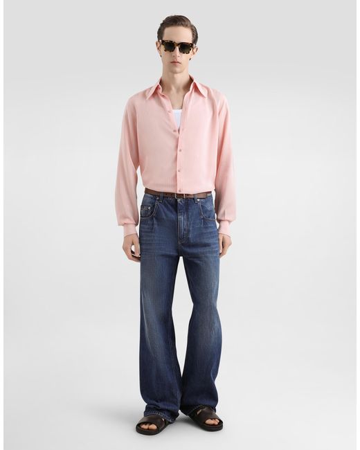 Dolce & Gabbana Pink Shirt for men