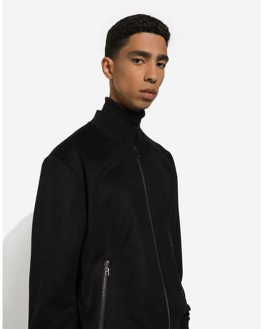 メンズ Dolce & Gabbana ボンバージャケット カシミヤ Black