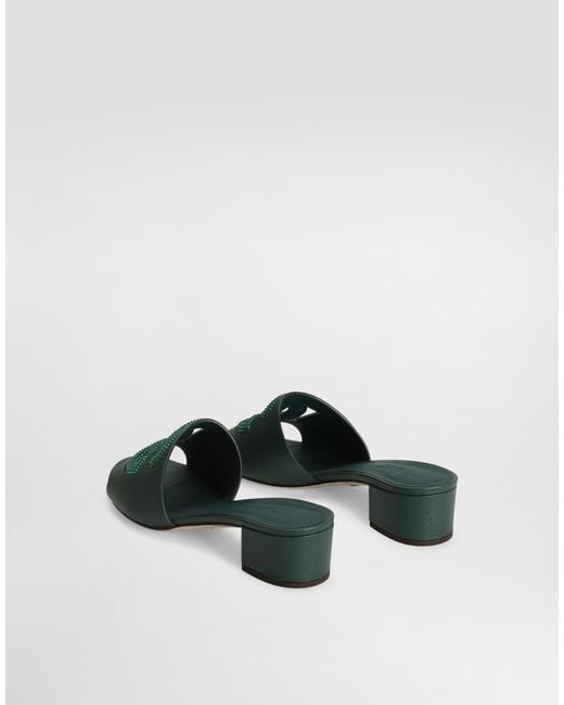 Dolce & Gabbana Green Mule