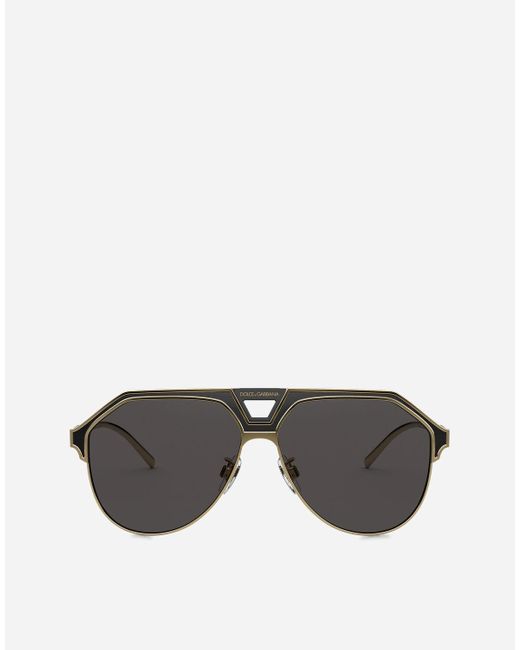 Miami Sunglasses di Dolce & Gabbana in Metallic da Uomo