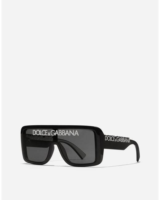 Dolce & Gabbana Black Dg Logo Sunglasses
