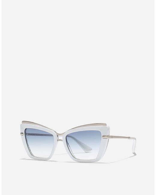Dolce & Gabbana Blue نظارات شمسية Metal Print