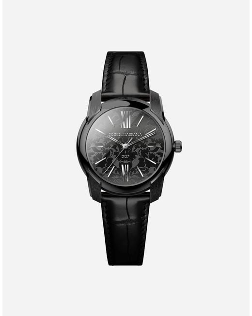 Dolce & Gabbana Damasco Watch in Black für Herren