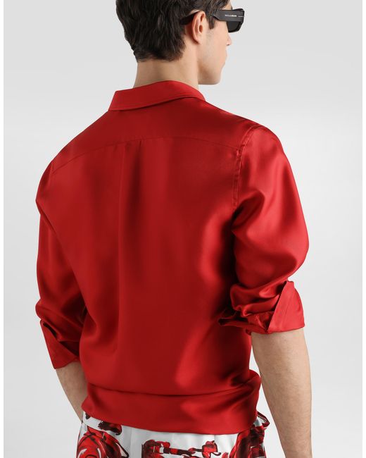 Dolce & Gabbana Red Camicia for men