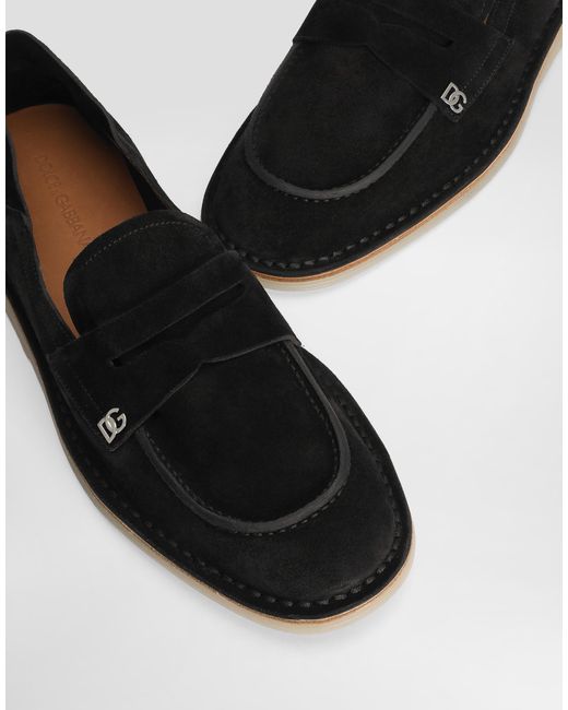 Dolce & Gabbana White Reversed Calfskin Slipper for men