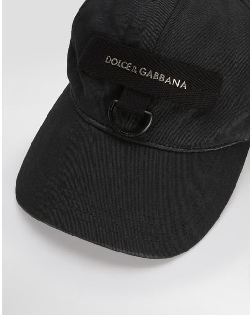 Cappello Baseball di Dolce & Gabbana in Black da Uomo