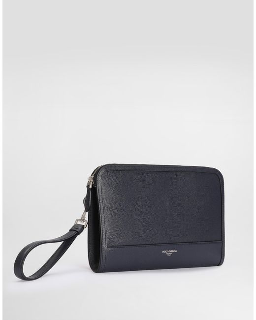 Dolce & Gabbana Blue Pochette for men