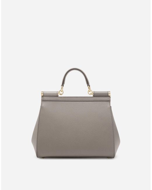 Dolce & Gabbana ハンドバッグ シシリー ラージ Gray