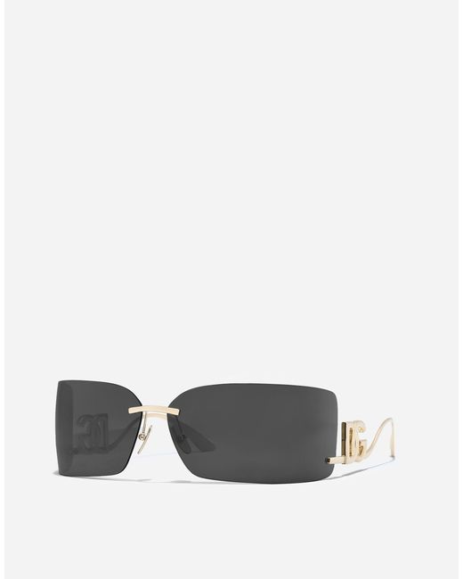 Dolce & Gabbana Gray Statement Sunglasses