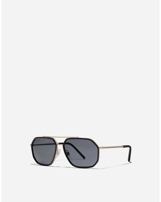 Dolce & Gabbana Gray Gros Grain Sunglasses for men