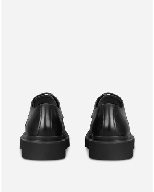 メンズ Dolce & Gabbana ダービーシューズ カーフスキン Black