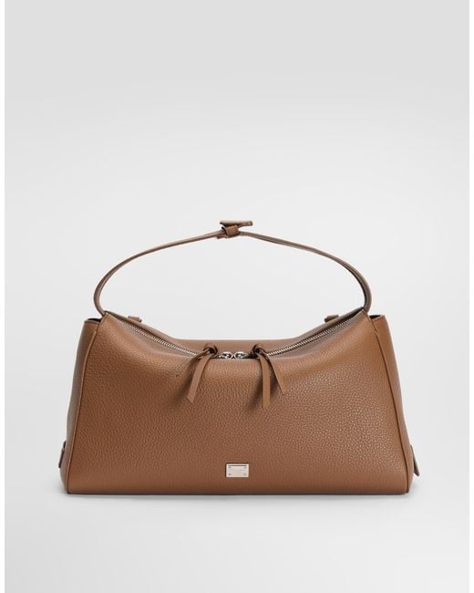 Dolce & Gabbana Brown Vittoria Calfskin Crossbody Bag for men