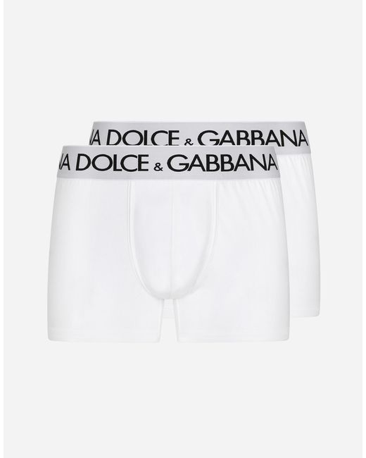 Dolce & Gabbana Regular Boxer 2-Pack in White für Herren