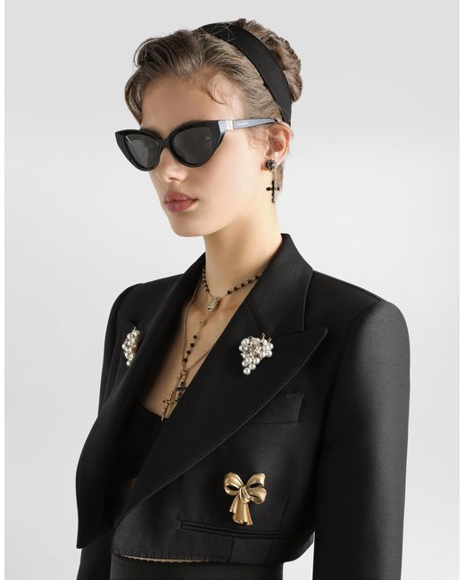 Dolce & Gabbana Black Single-Breasted Jacket