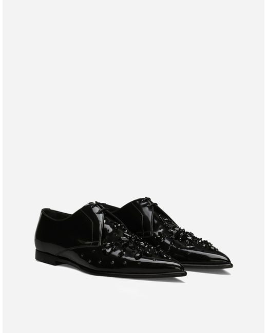 メンズ Dolce & Gabbana ダービーシューズ カーフスキン Black