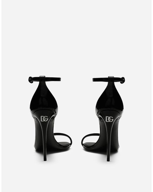 Dolce & Gabbana Black Sandalo