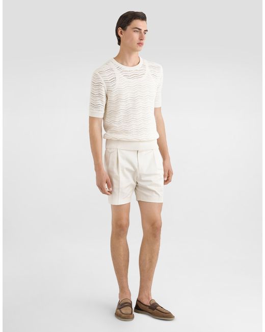 Cotton Pullover Dolce & Gabbana de hombre de color White