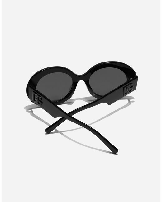 Dolce & Gabbana Black Dg Logo Sunglasses
