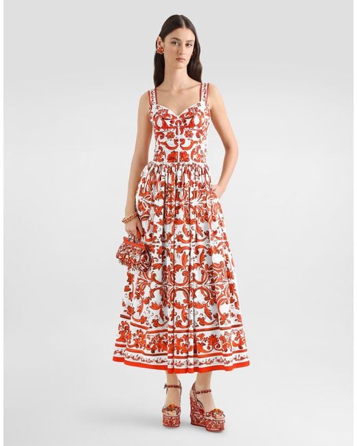 Dolce & Gabbana White Abito
