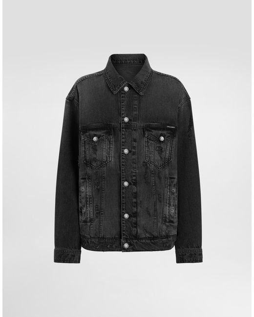 Dolce & Gabbana Black Denim Jacket