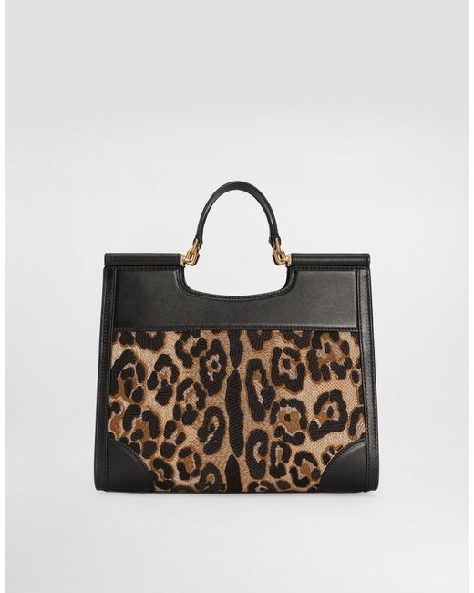 Dolce & Gabbana Multicolor Small Sicily Shopper