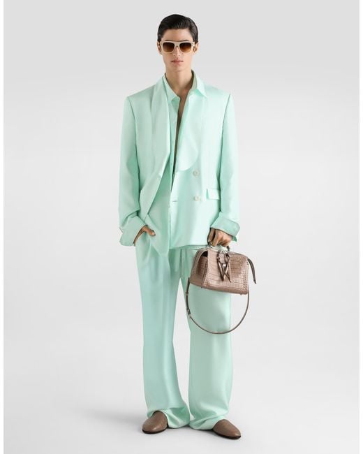 Dolce & Gabbana Green Pantalone for men