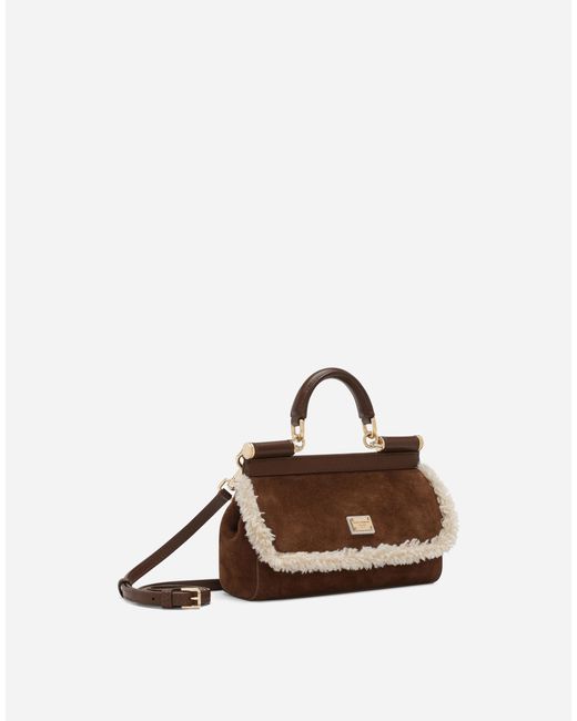 Dolce & Gabbana White Small Sicily Handbag