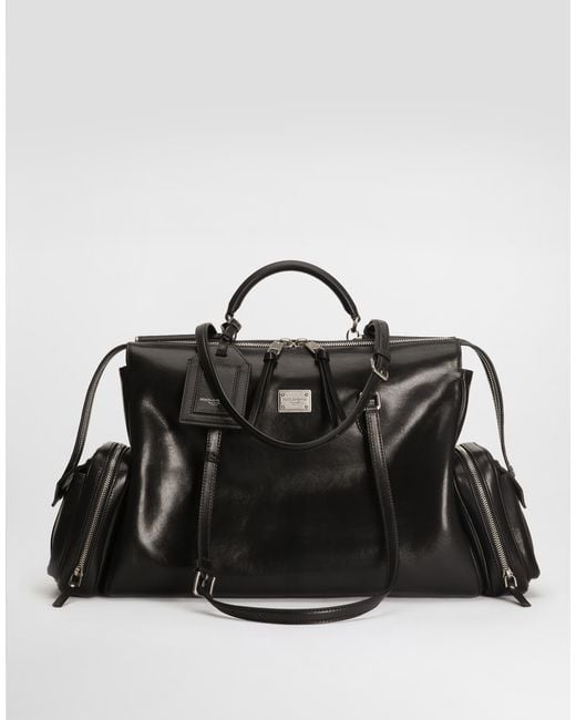 Dolce & Gabbana White Vittoria Calfskin Bag