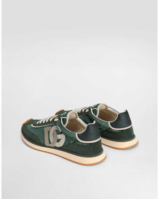 Dolce & Gabbana Green Dg Cushion Sneakers for men
