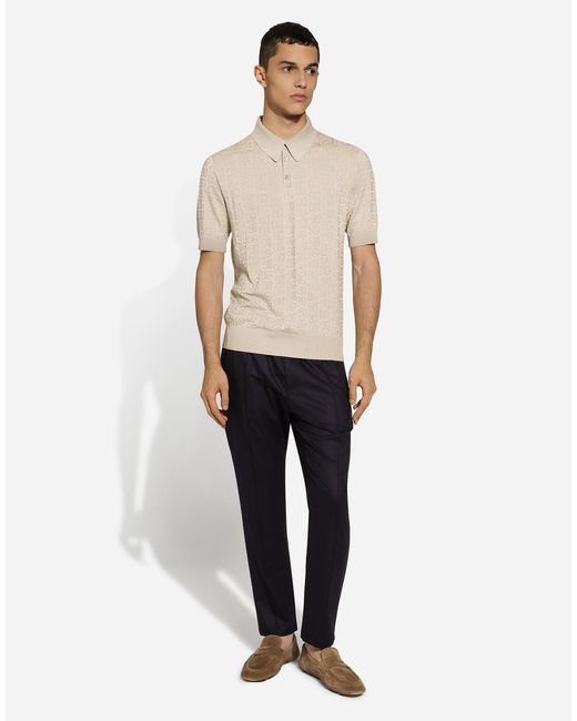 Dolce & Gabbana Natural Polo M/C for men