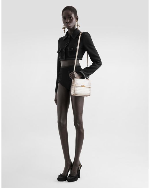 Dolce & Gabbana White Marlene City Bag