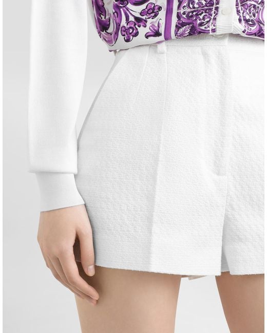 Dolce & Gabbana White Pantalone