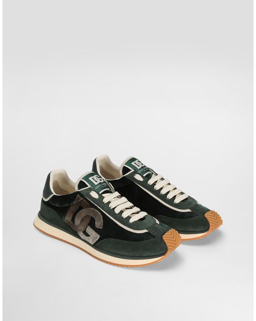 Dolce & Gabbana Green Dg Cushion Sneakers for men