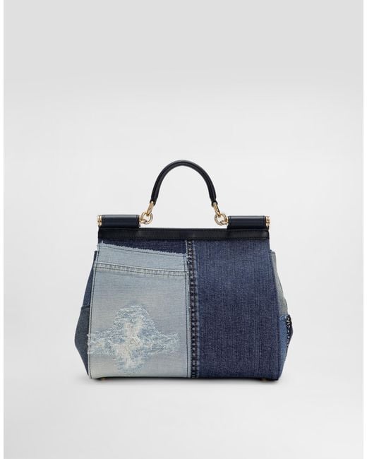 Dolce & Gabbana Blue Medium Sicily Bag