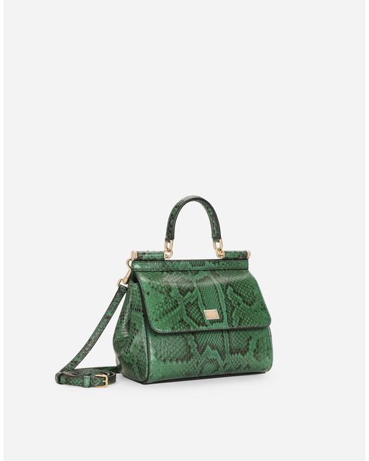 Borsa A Mano Sicily Media di Dolce & Gabbana in Green
