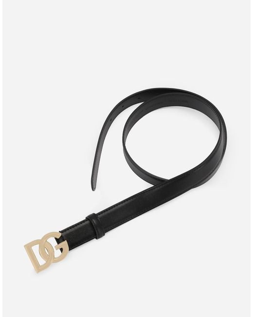 Dolce & Gabbana Black Cintura Logata