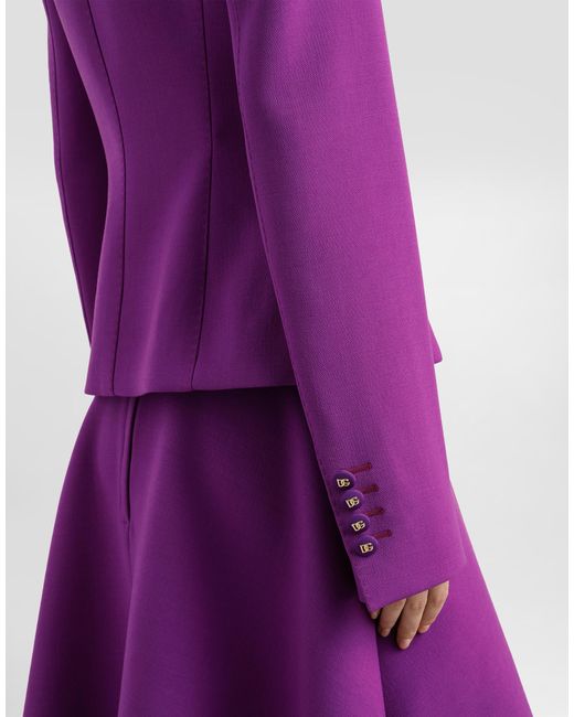 Dolce & Gabbana Purple 'Dolce' Blazer