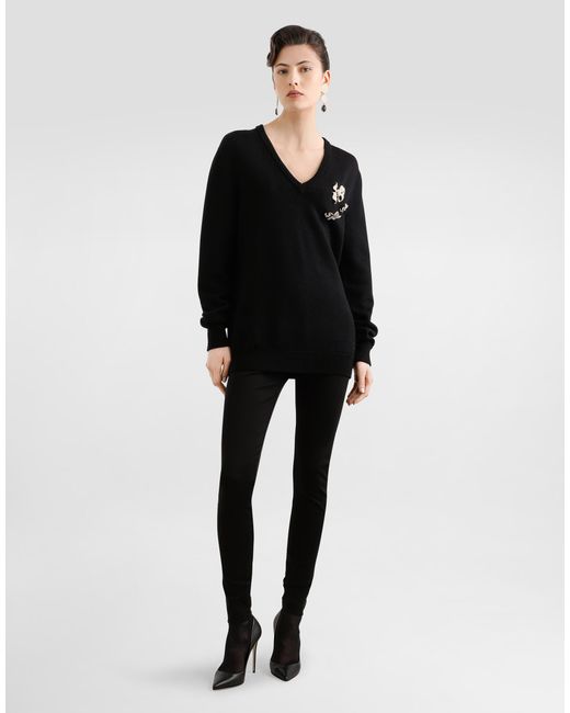 Dolce & Gabbana Wool Pullover Black
