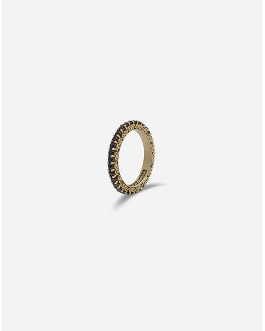 Dolce & Gabbana White Barocco Ring