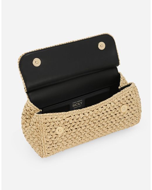 Dolce & Gabbana Sicily ロング ハンドバッグ Natural