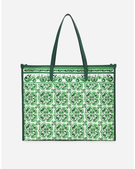 Dolce & Gabbana Green Bag Type Shopper for men