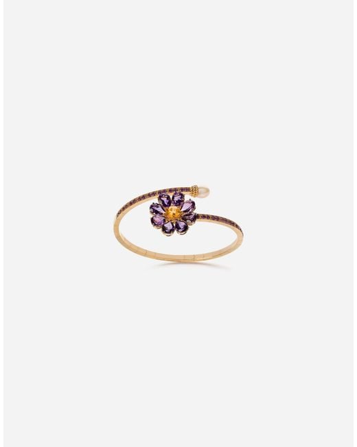 Dolce & Gabbana Purple Spring Bracelet 18-Carat, Amethysts, And Citrine
