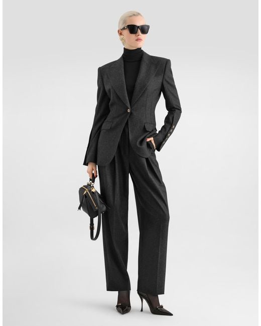 Dolce & Gabbana Black Turlington Single-Breasted Jacket