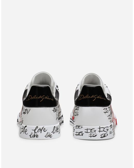Dolce & Gabbana Multicolor Limited Edition Portofino Sneakers for men