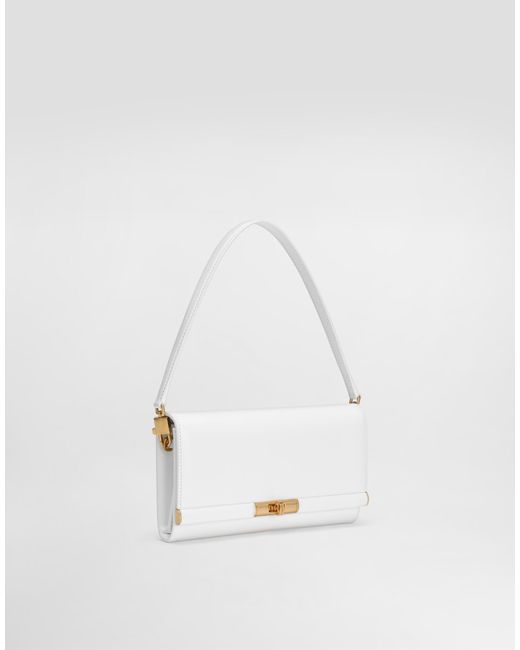 Borsa a spalla marlene bianca di Dolce & Gabbana in White