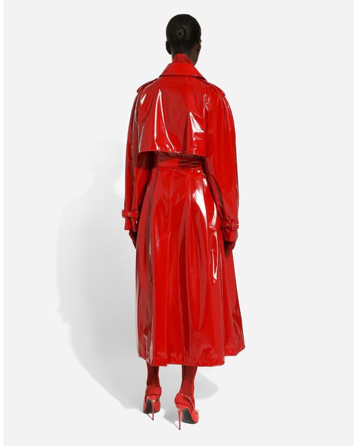 Dolce & Gabbana トレンチコート Red