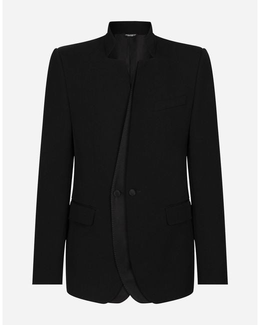 Giacca Monopetto di Dolce & Gabbana in Black da Uomo