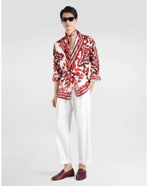 Dolce & Gabbana Red Camicia for men