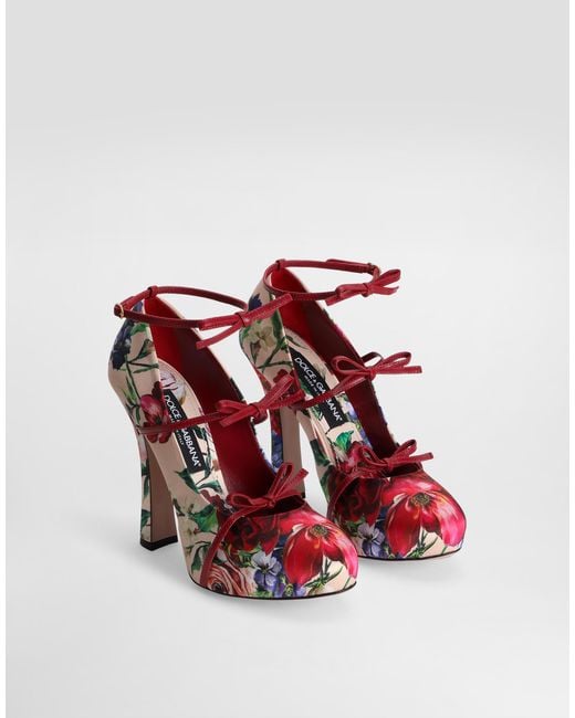 Dolce & Gabbana White Satin Pumps